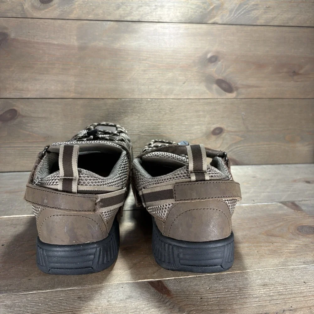 orthofeet clearwater mens size 11 shoe brown leather orthopedic fisherman sandal